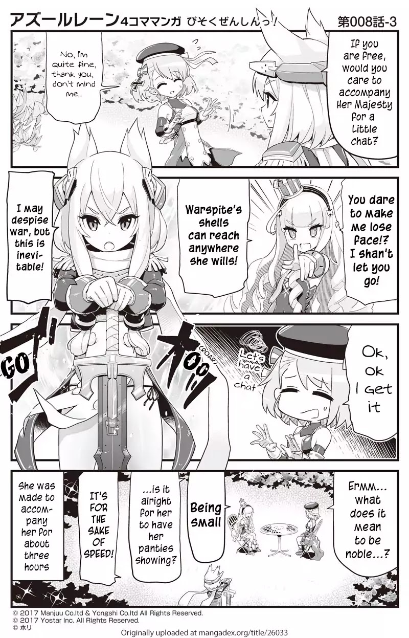 Azur Lane 4-Koma: Slow Ahead Chapter 8 #3