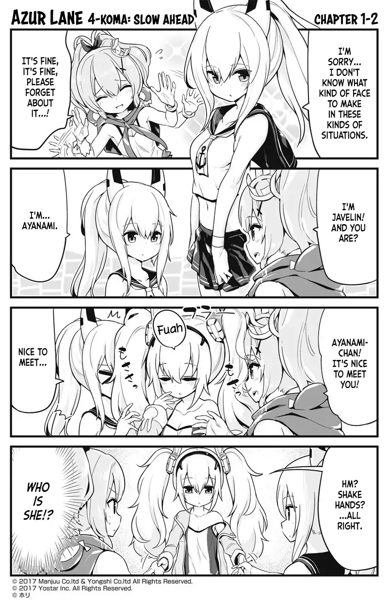 Azur Lane 4-Koma: Slow Ahead Chapter 2 #1