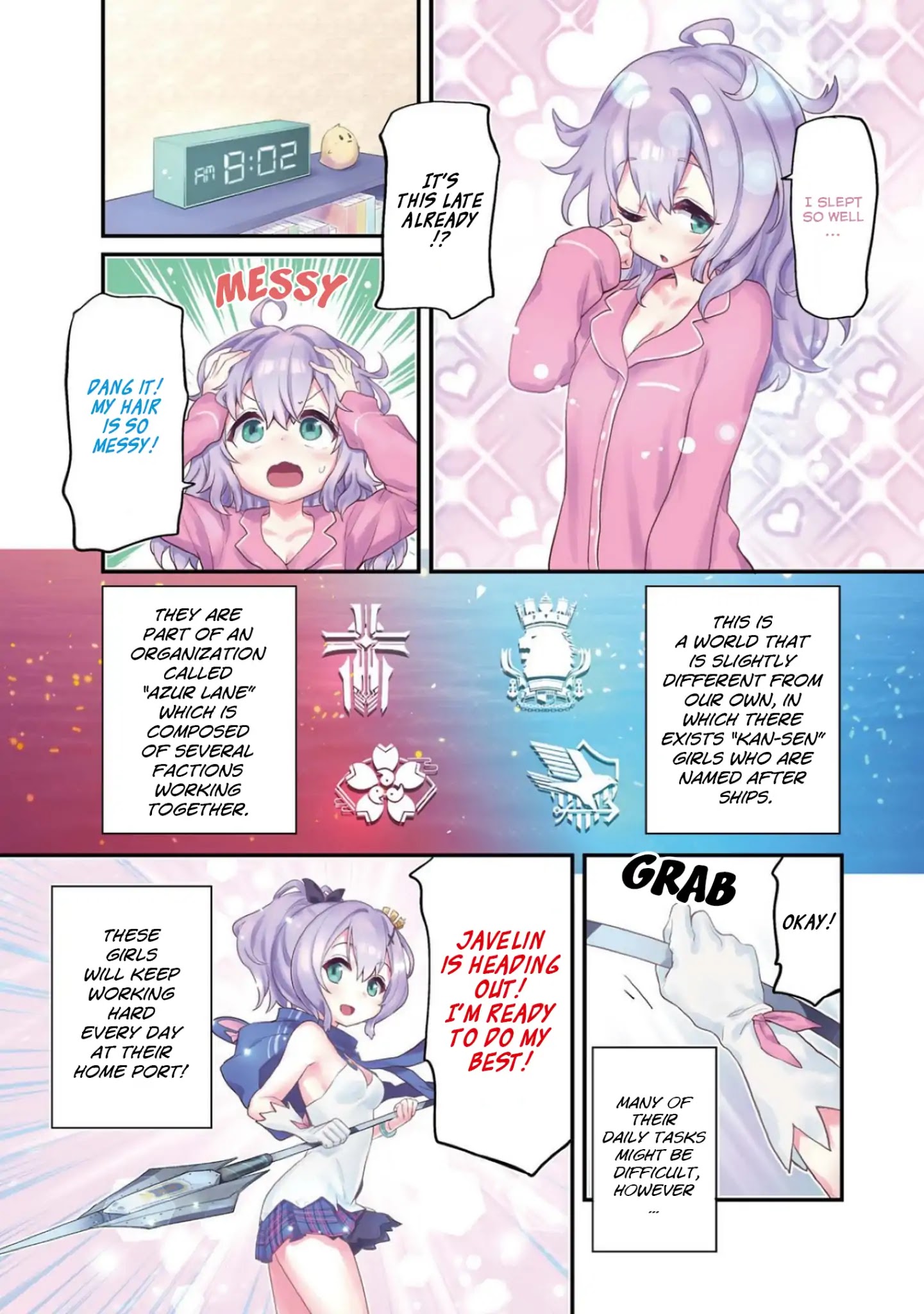 Azur Lane 4-Koma: Slow Ahead Chapter 0 #1