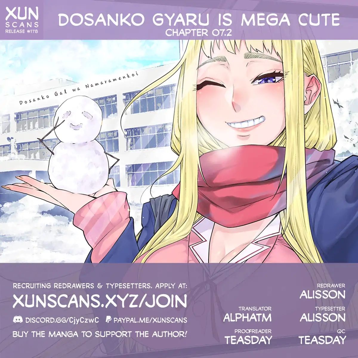 Dosanko Gyaru Is Mega Cutei Chapter 7.2 #1