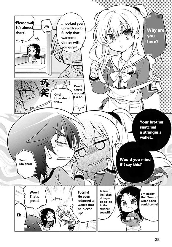 Charlotte The 4-Koma - Seshun O Kakenukero! Chapter 5 #10