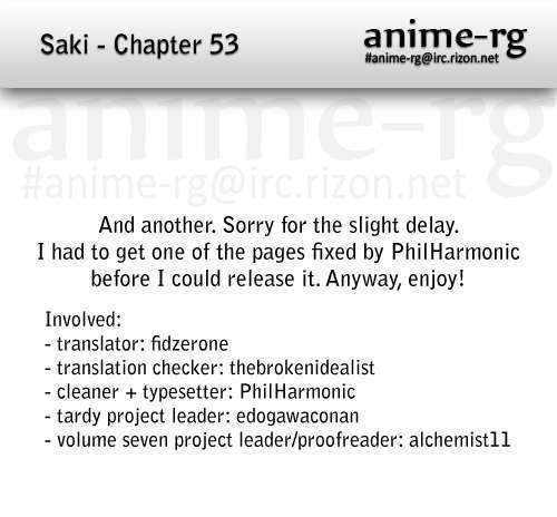 Saki Chapter 53 #16