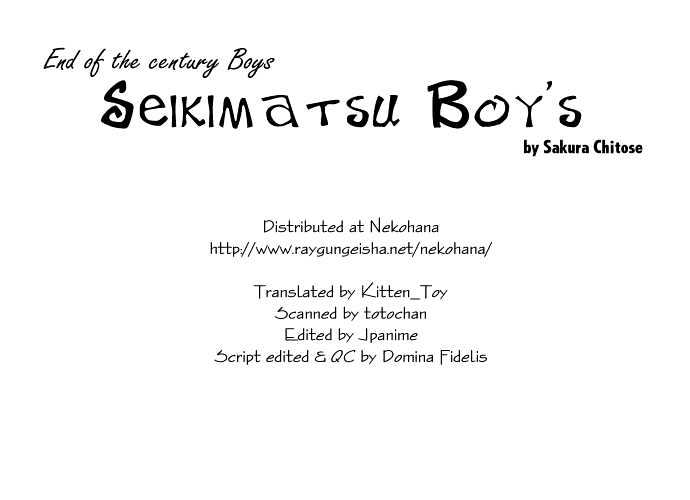 Seikimatsu Boy's Chapter 2 #26