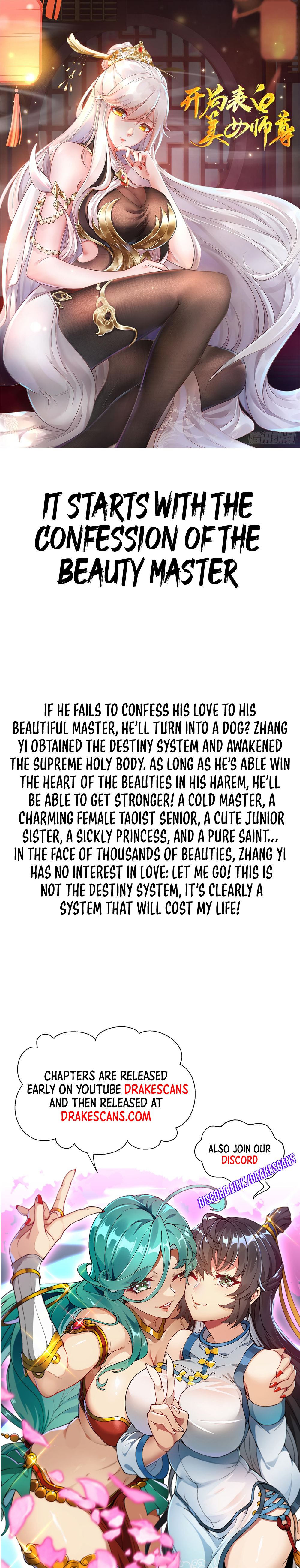 It Starts With The Confession To The Beauty Master Chapter 0 #1