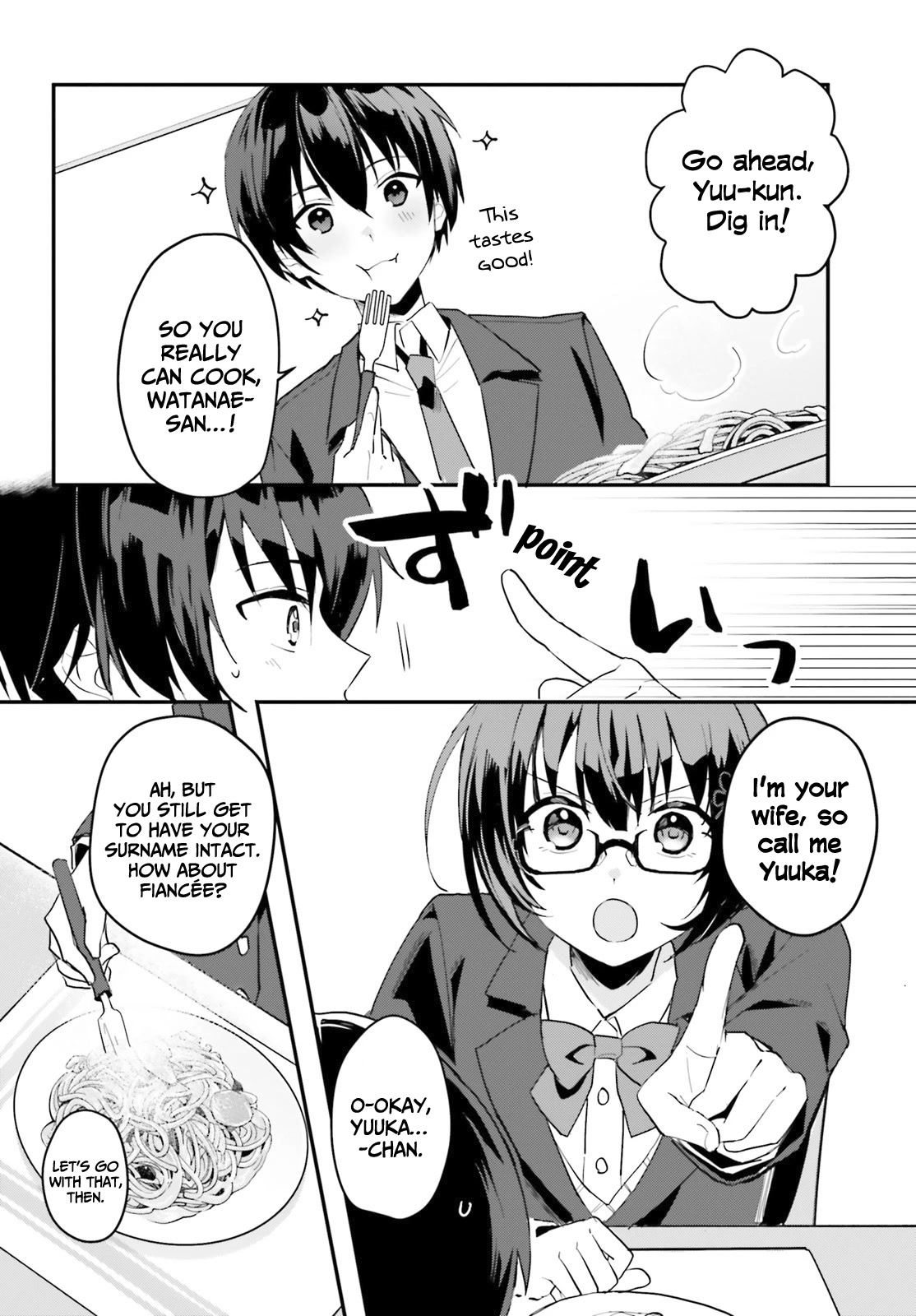 The Plain-Looking Girl, Who Became My Fiancée, Is Only Cute At Home Chapter 3 #21