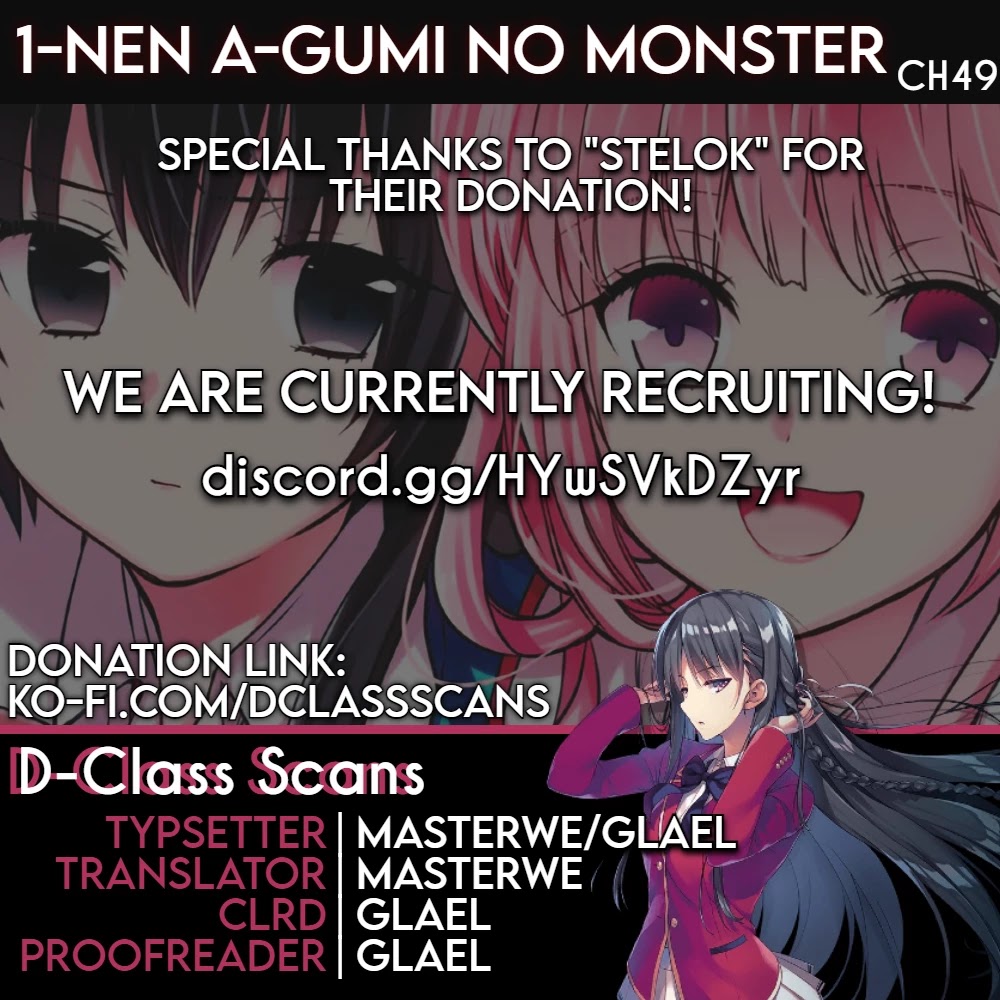 1-Nen A-Gumi No Monster Chapter 49 #1
