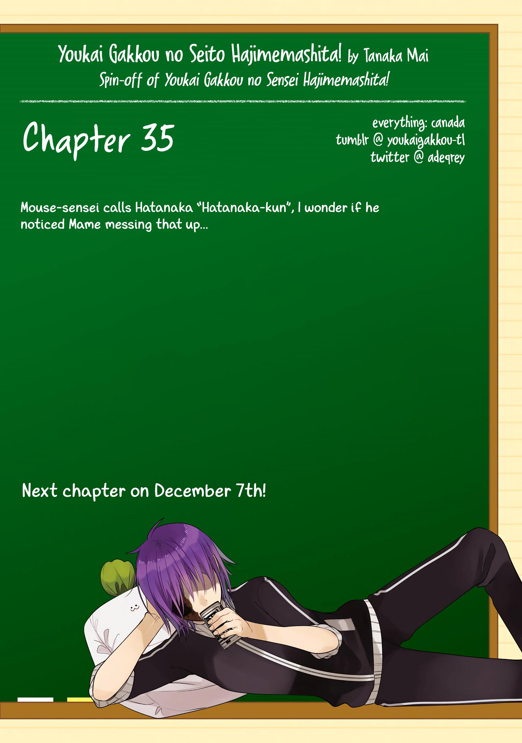 Youkai Gakkou No Seito Hajimemashita! Chapter 35 #9