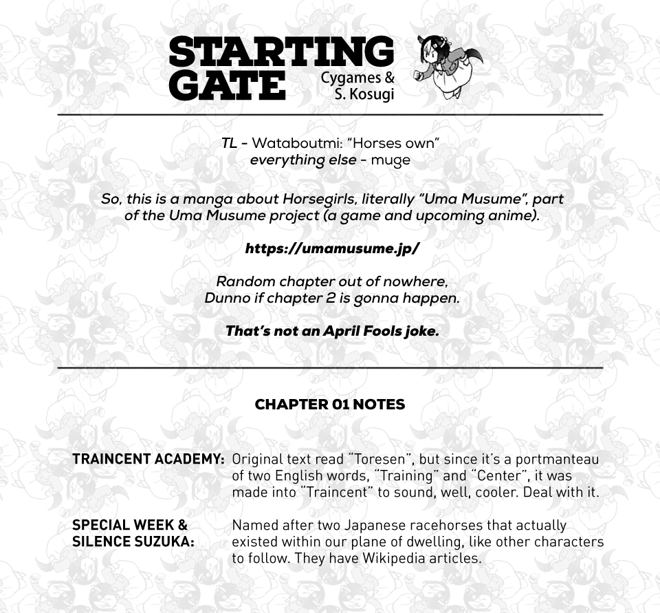 Starting Gate! Uma Musume Pretty Derby Chapter 1 #34