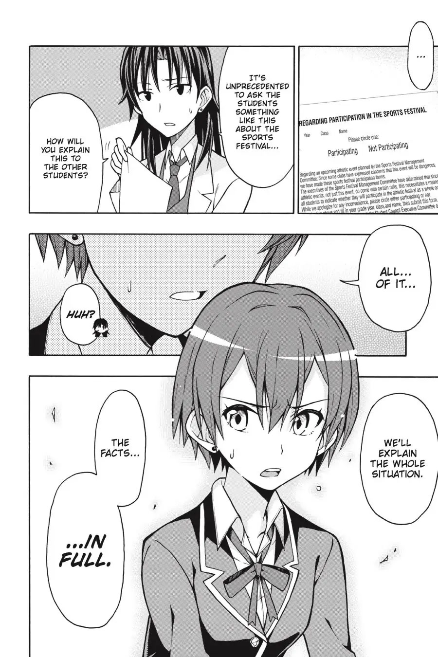 Yahari Ore No Seishun Rabukome Wa Machigatte Iru. @ Comic Chapter 48 #19