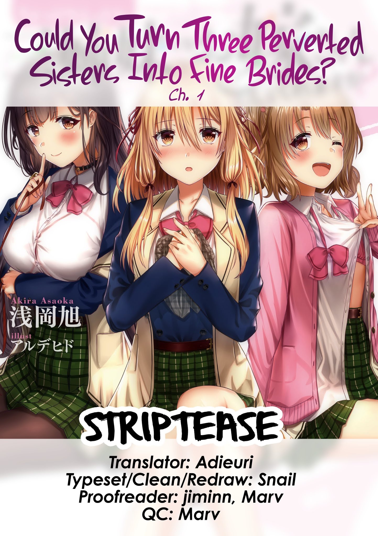 Could You Turn Three Perverted Sisters Into Fine Brides? Chapter 1 #1