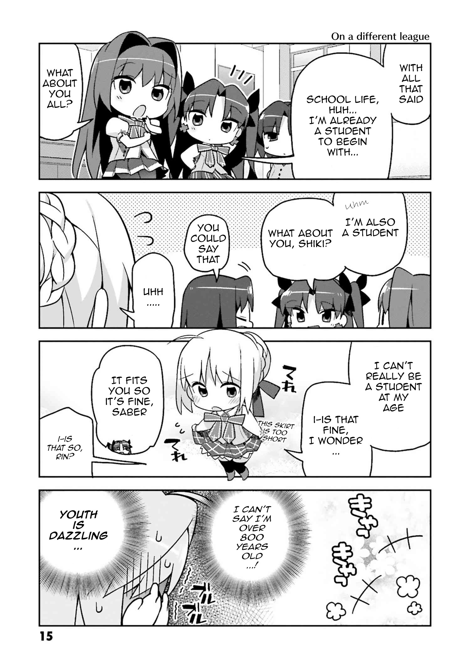 Type-Moon Gakuen - Chibi Chuki! Chapter 1 #17