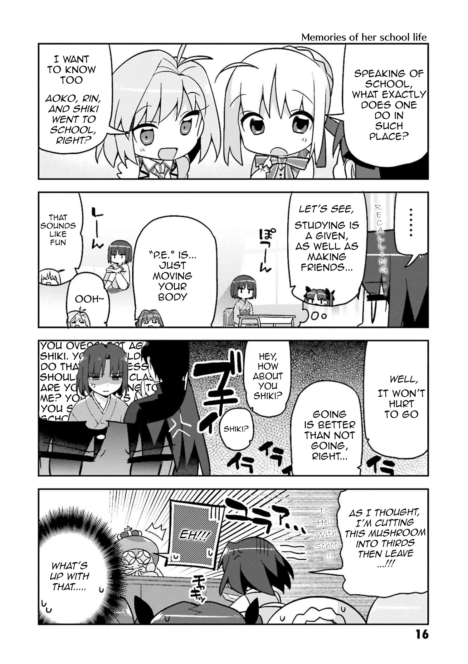 Type-Moon Gakuen - Chibi Chuki! Chapter 1 #18