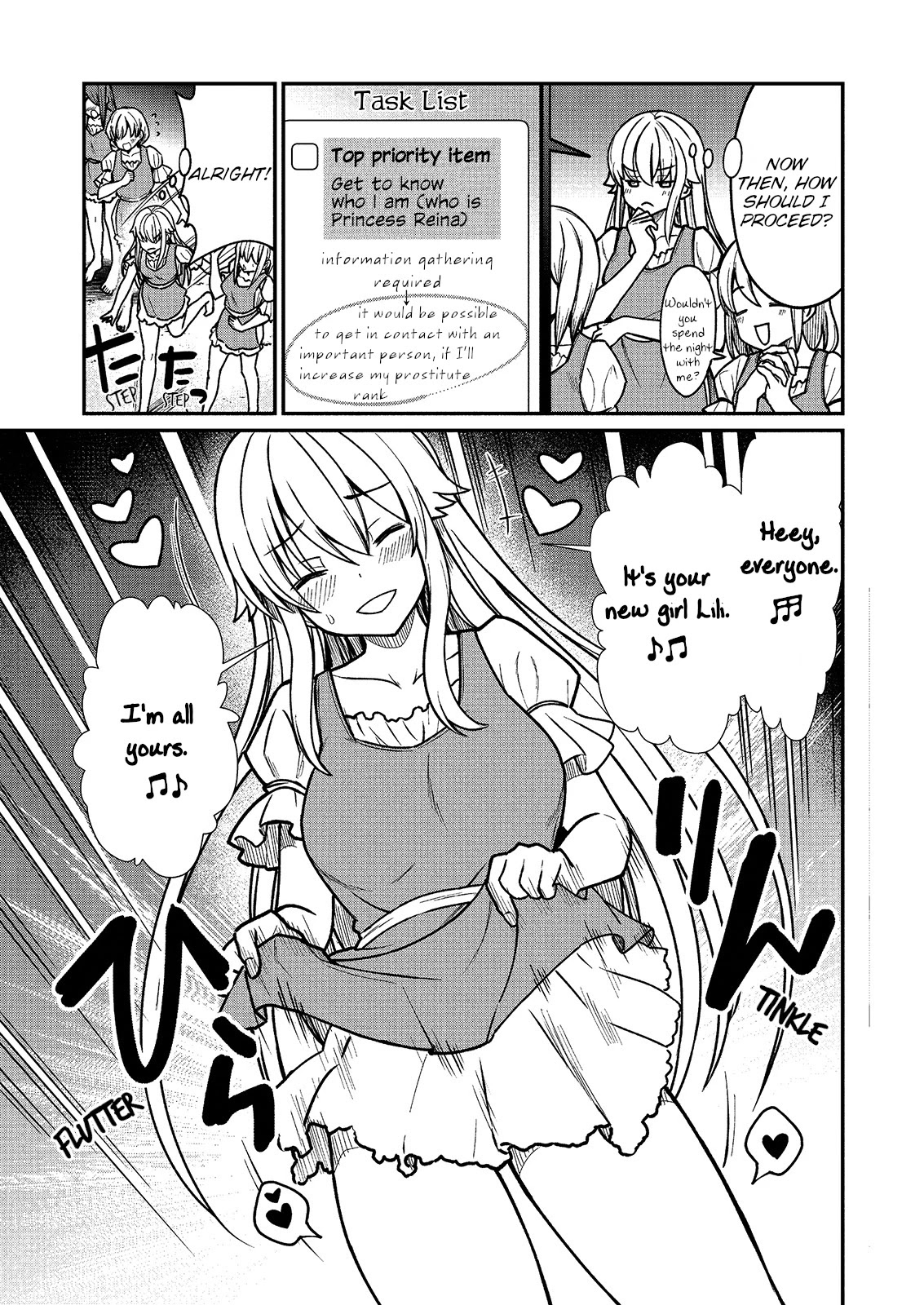 Becoming Princess Knight And Working At Yuri Brothel Chapter 2 #9