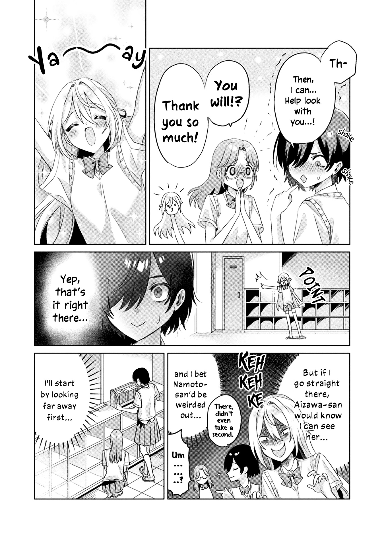 Mietemasu Yo! Aizawa-San Chapter 3 #12