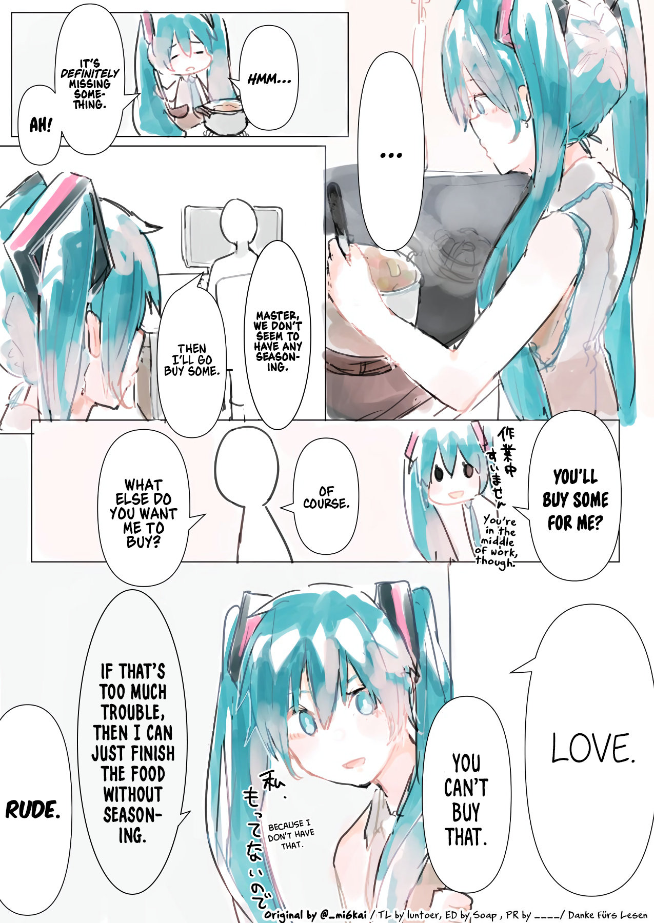 The Daily Life Of Master & Hatsune Miku Chapter 14 #1