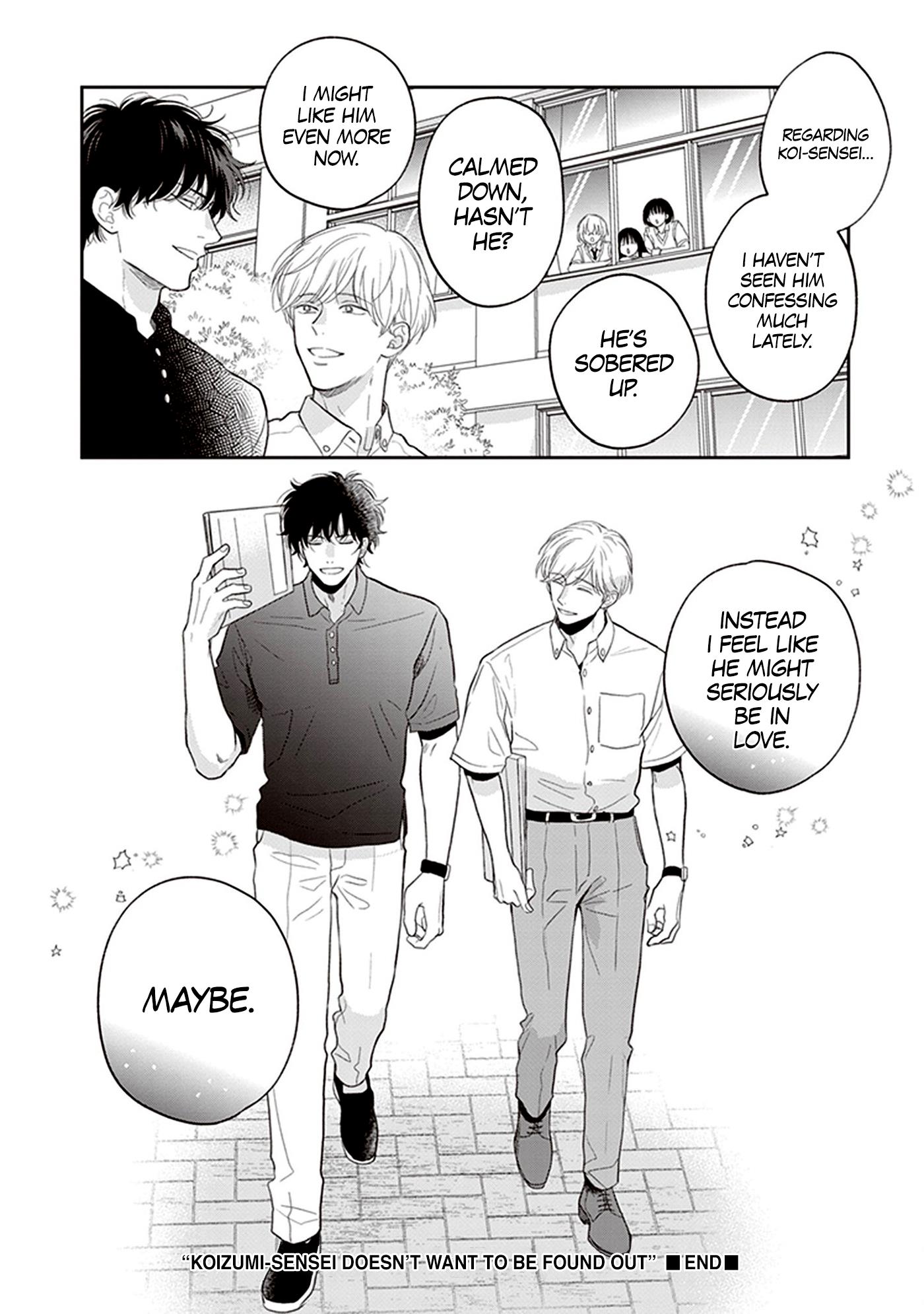 Koizumi-Sensei Doesn’T Want To Be Found Out Chapter 6 #36