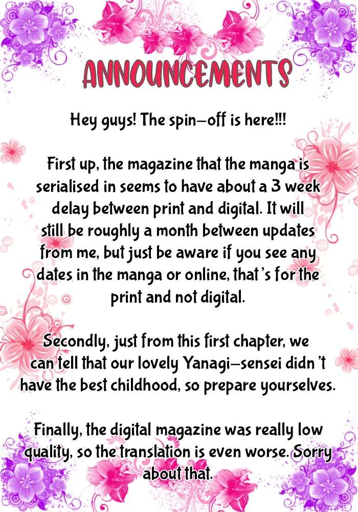 Kiraide Isasete Asanaga-Sensei To Yanagi-Sensei Chapter 1 #1