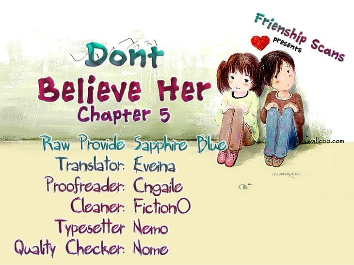 Don't Believe Her Chapter 5 #1