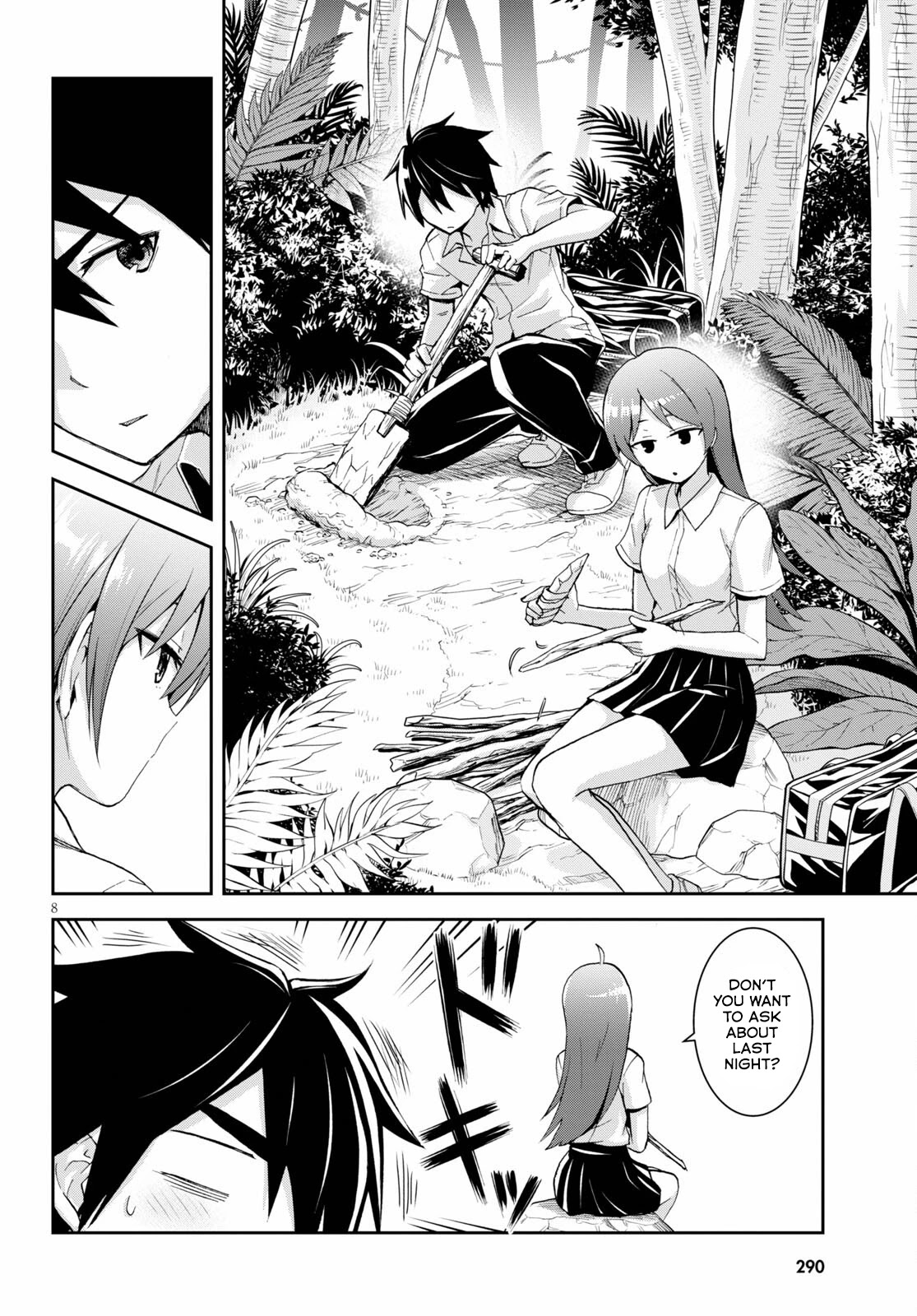 Isekai Yurutto Survival Seikatsu: Gakkou No Minna To Isekai No Mujintou Ni Tenishitakedo Ore Dake Rakushou Desu Chapter 9 #9