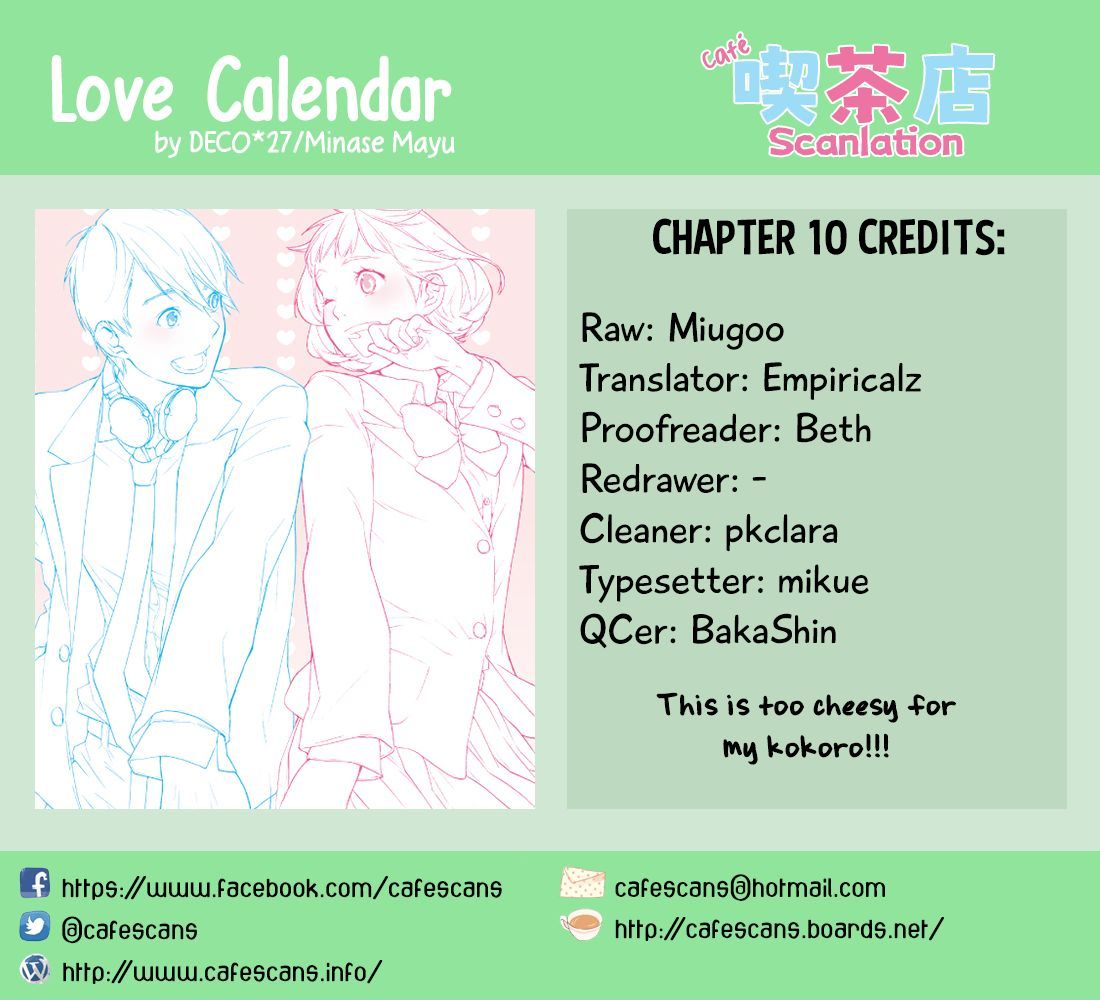 Love Calendar Chapter 10 #1