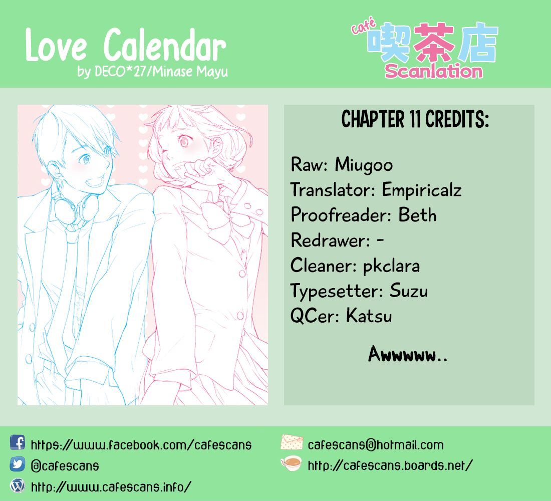 Love Calendar Chapter 11 #1