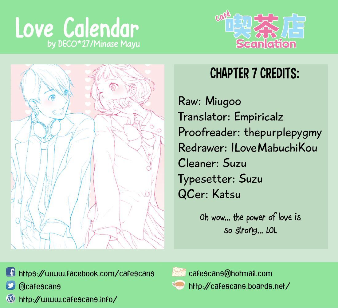 Love Calendar Chapter 7 #1