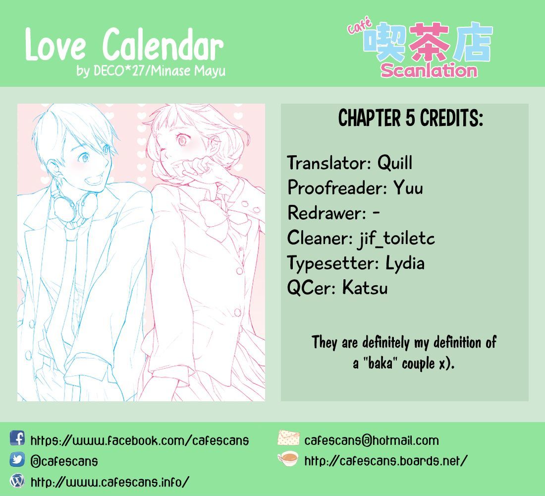 Love Calendar Chapter 5 #1