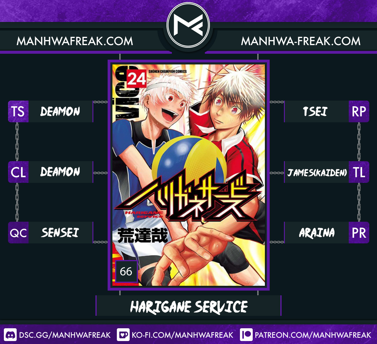Harigane Service Chapter 66 #1