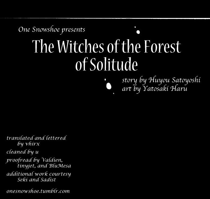 The Witches Of The Forest Of Solitude Chapter 1 #1