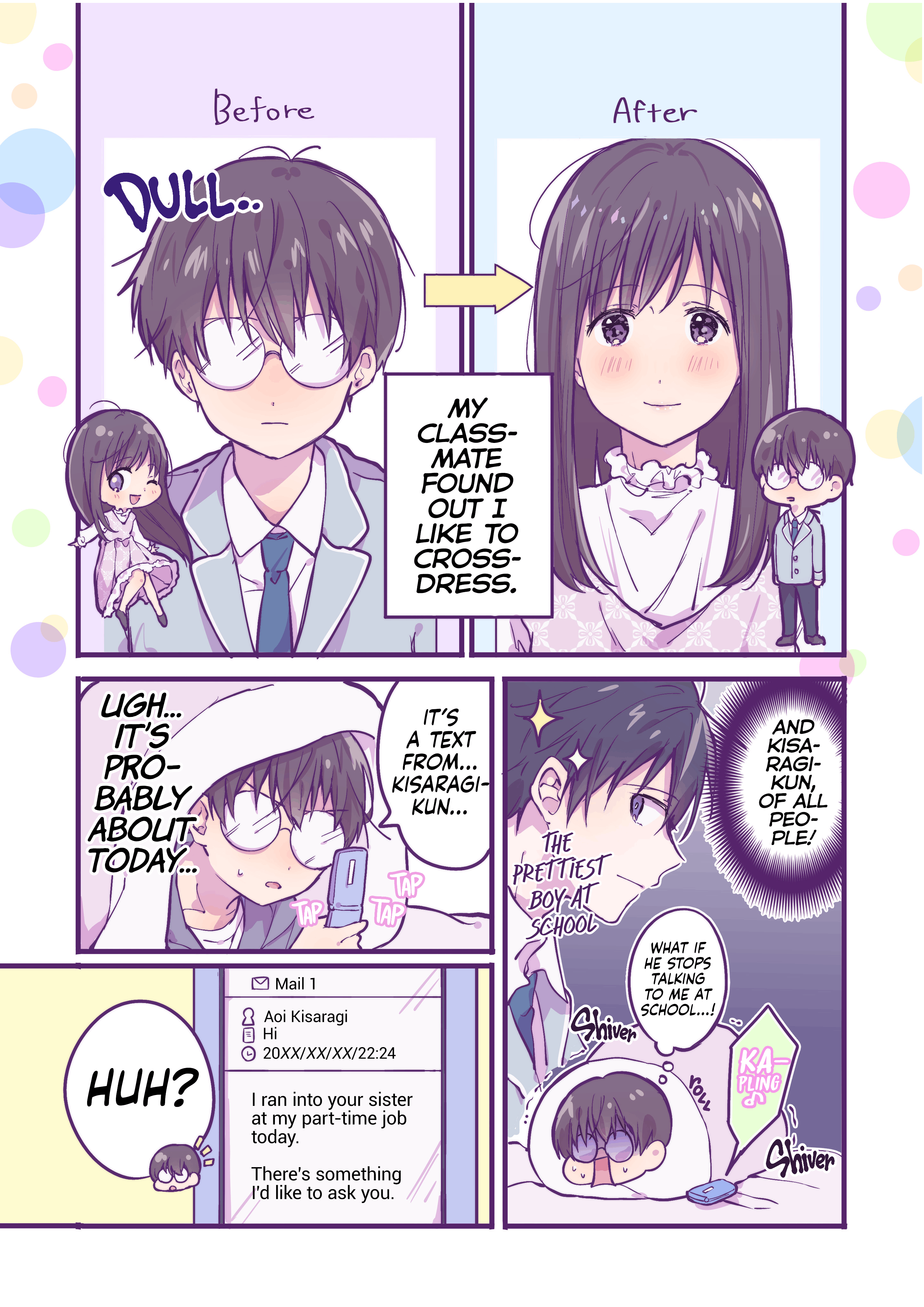 A First-Year High School Boy Whose Hobby Is Cross-Dressing Chapter 2 #1