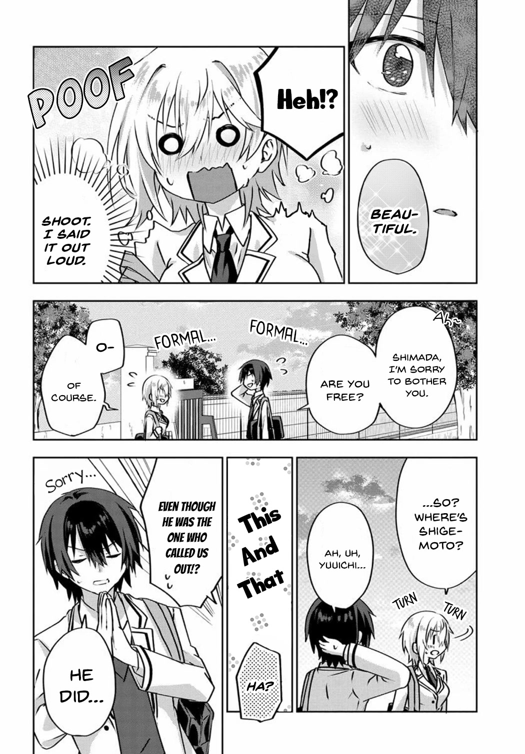 Since I’Ve Entered The World Of Romantic Comedy Manga, I’Ll Do My Best To Make The Losing Heroine Happy Chapter 3.5 #4