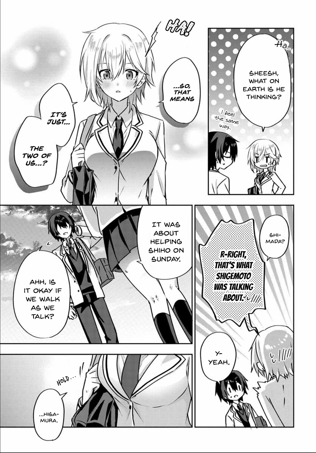 Since I’Ve Entered The World Of Romantic Comedy Manga, I’Ll Do My Best To Make The Losing Heroine Happy Chapter 3.5 #5