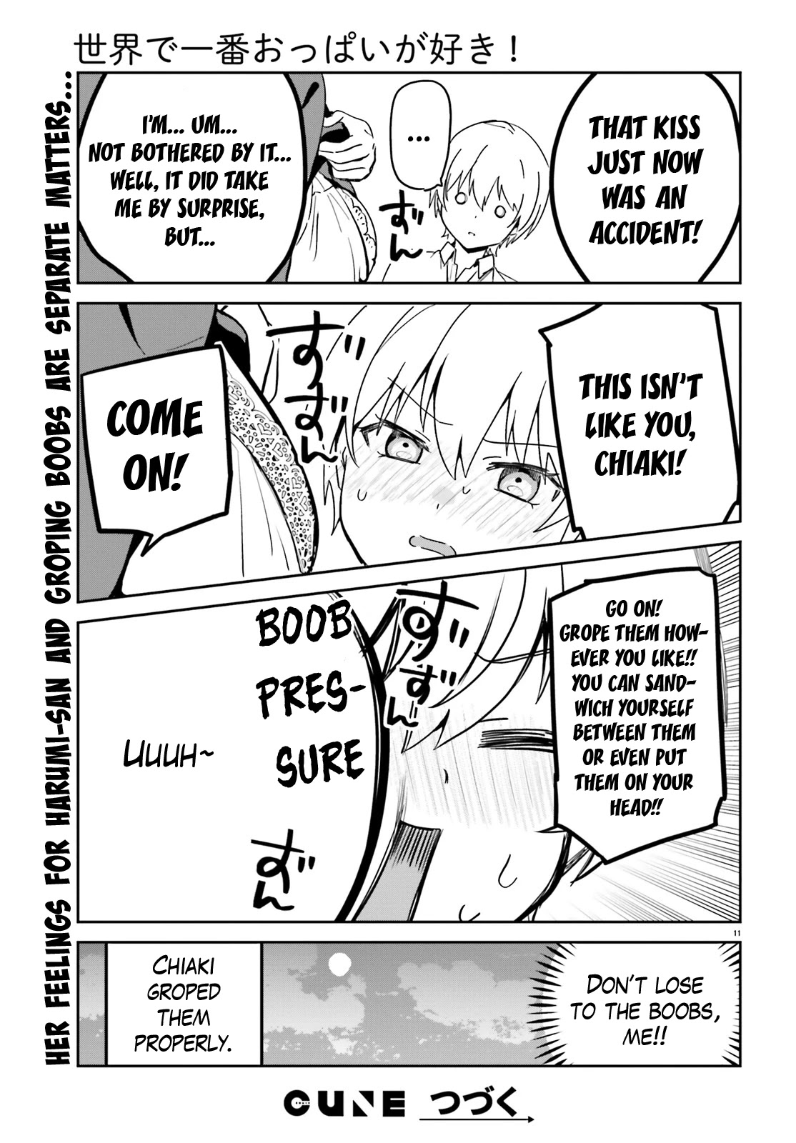 Sekai De Ichiban Oppai Ga Suki! Chapter 53 #14