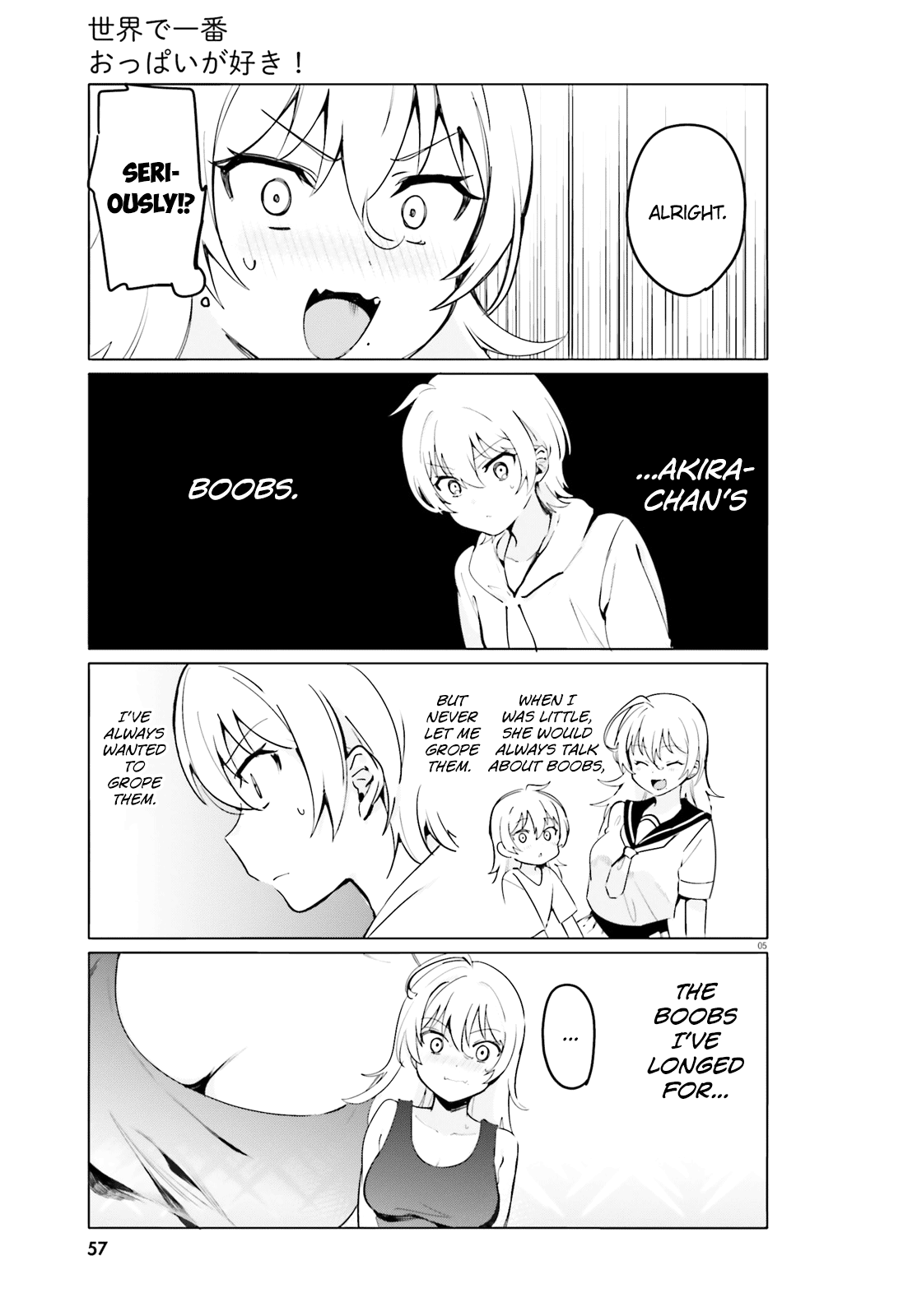 Sekai De Ichiban Oppai Ga Suki! Chapter 34 #5