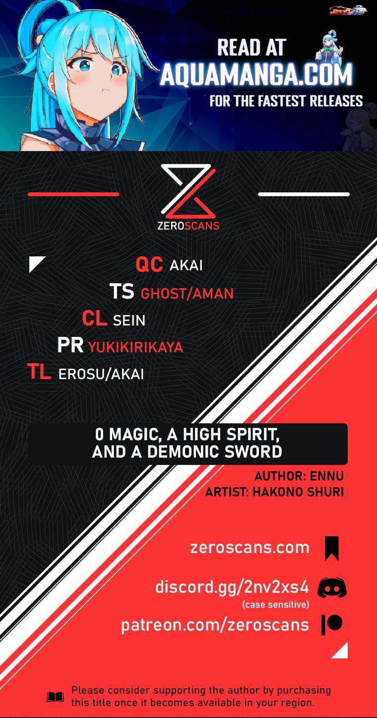 0 Magic, A High Spirit, And A Demonic Sword Chapter 1 #1