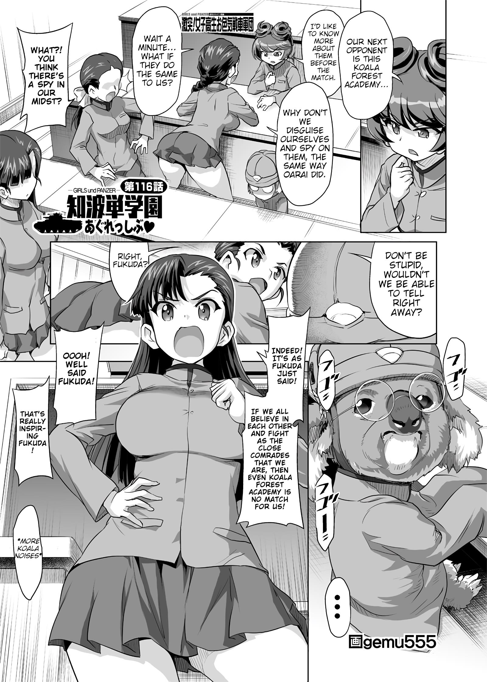 Girls Und Panzer - Chi-Hatan Academy Aggressive Chapter 116 #1