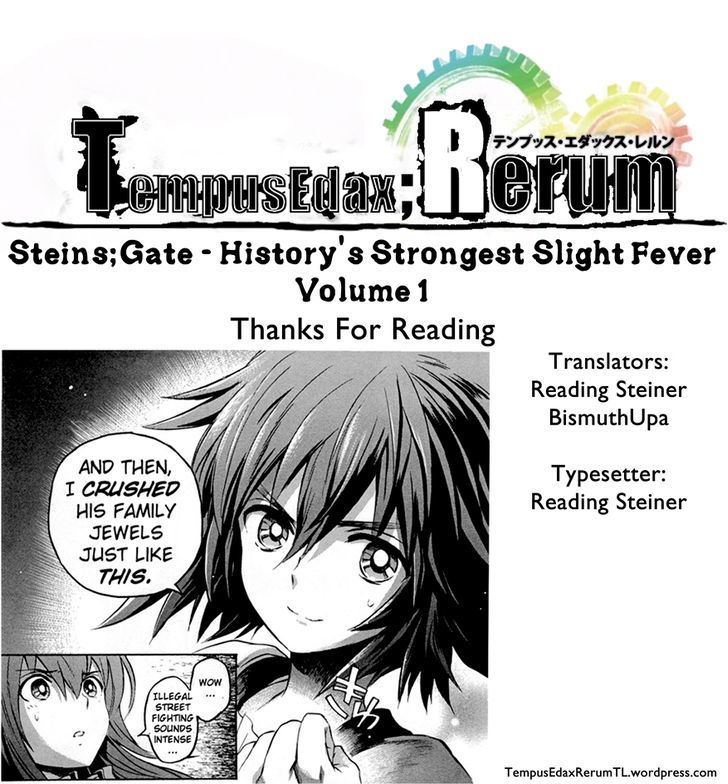 Steins;gate - Shijou Saikyou No Slight Fever Chapter 6 #34