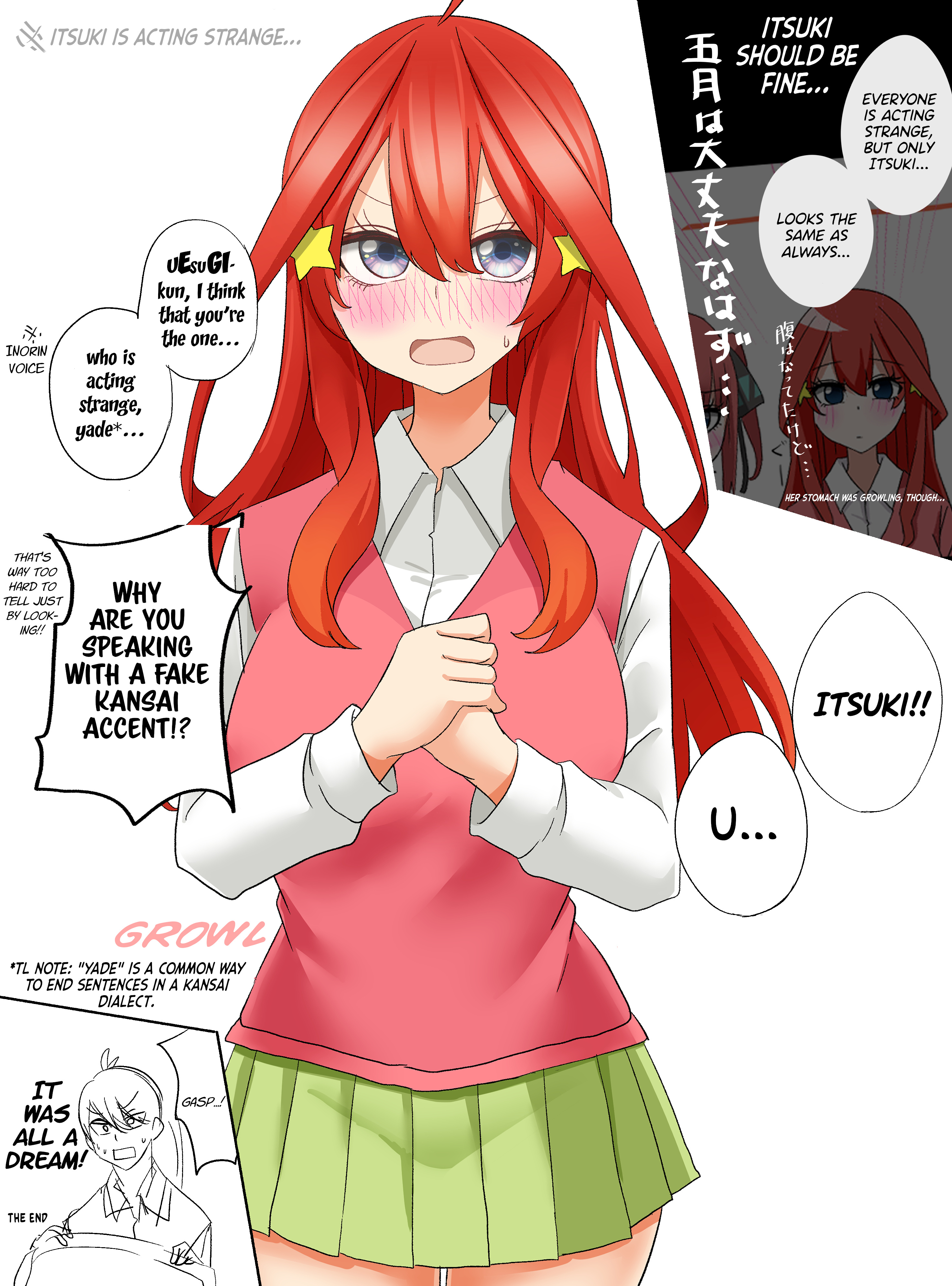 5Toubun No Hanayome - I Woke Up And The Quintuplets Were Acting Strange (Doujinshi) Chapter 6 #1