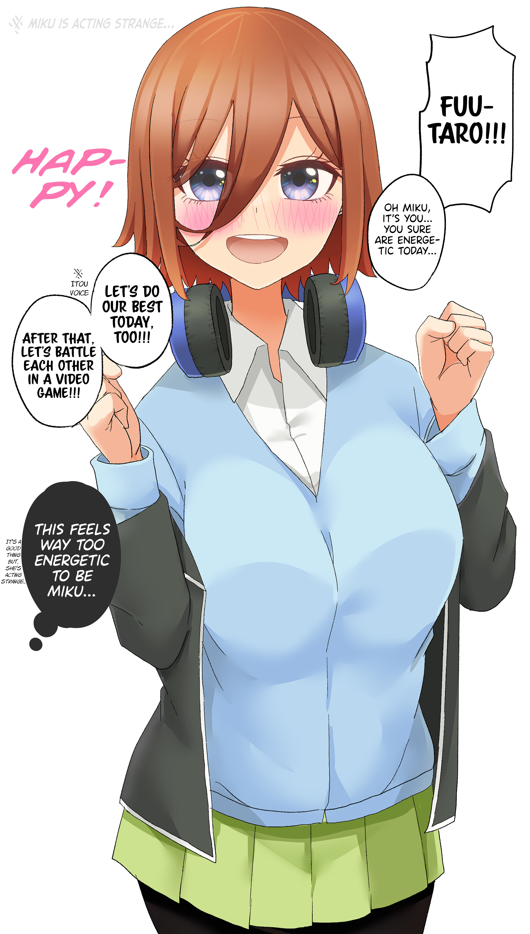 5Toubun No Hanayome - I Woke Up And The Quintuplets Were Acting Strange (Doujinshi) Chapter 4 #1