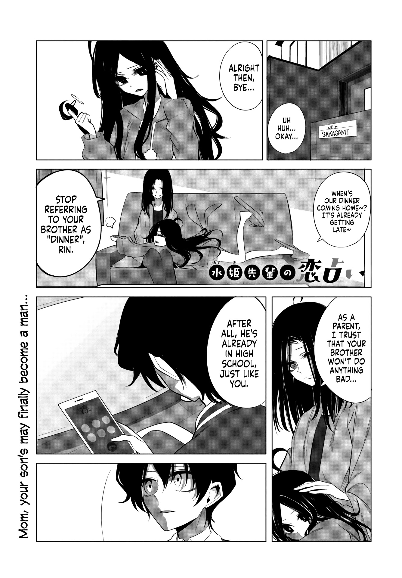 Mizuki-Senpai No Koi Uranai Chapter 9 #1