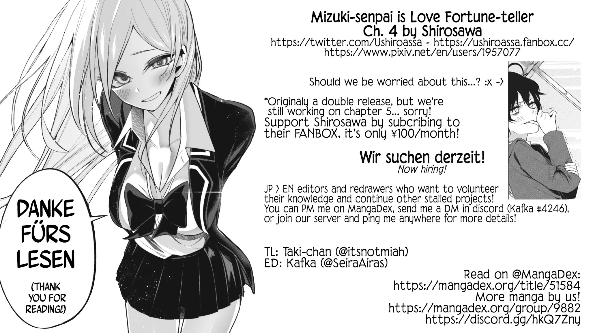 Mizuki-Senpai No Koi Uranai Chapter 4 #15