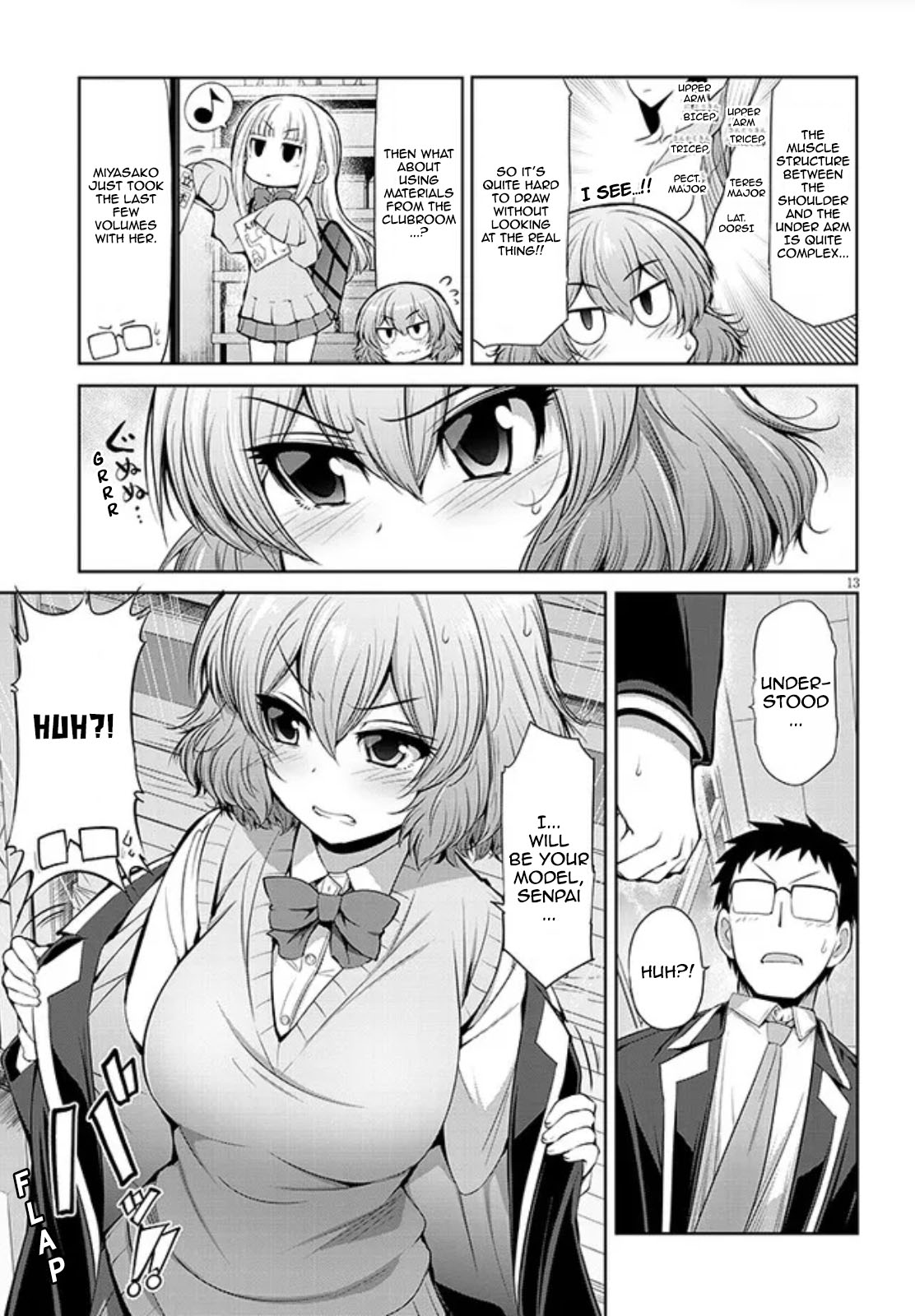 Saegusa-San Wa Megane-Senpai To Koi O Egaku Chapter 3 #13