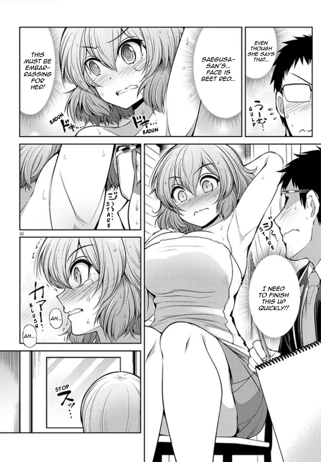 Saegusa-San Wa Megane-Senpai To Koi O Egaku Chapter 3 #16