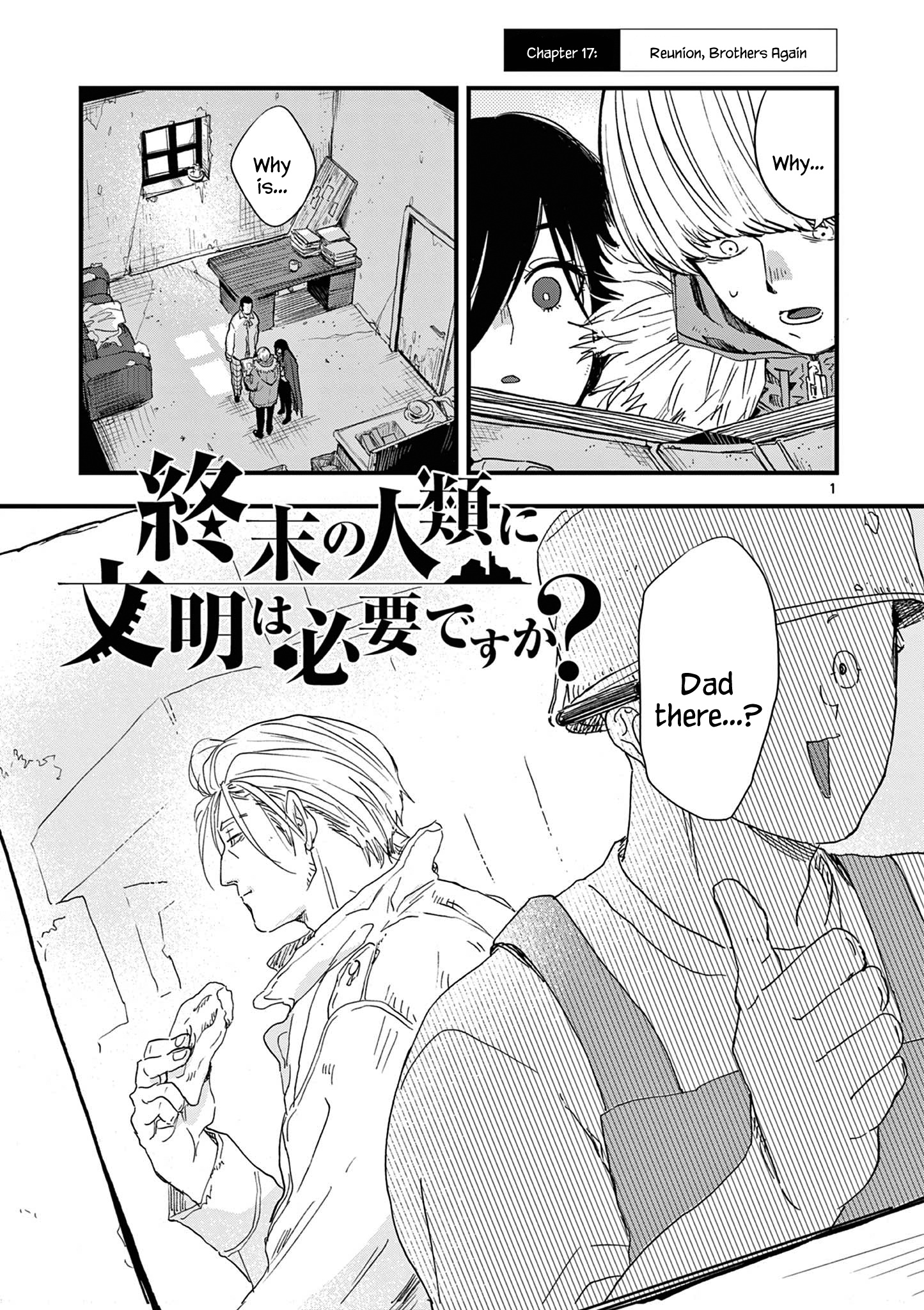 Shuumatsu No Jinrui Ni Bunmei Wa Hitsuyou Desu Ka? Chapter 17 #1