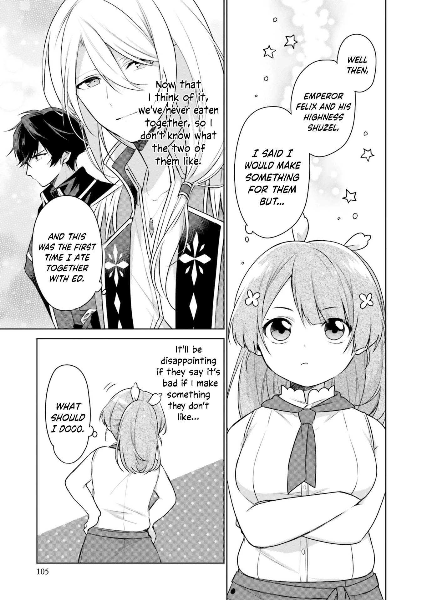 I'm Not The Saint, So I'll Just Leisurely Make Food At The Royal Palace Chapter 4 #1