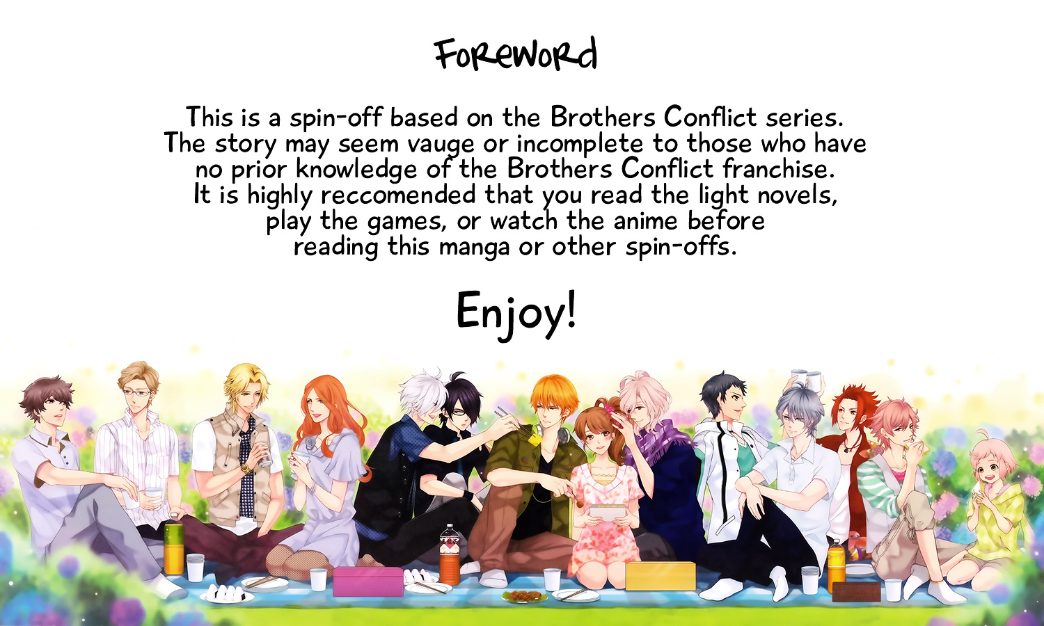 Brothers Conflict Feat. Natsume Chapter 1 #1