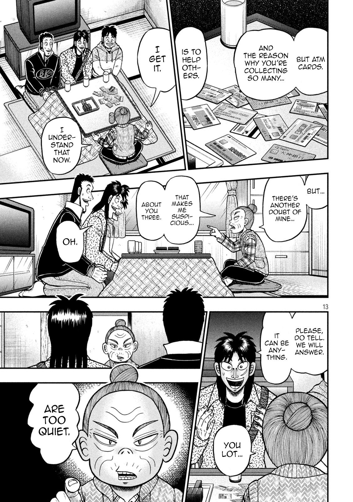 Tobaku Datenroku Kaiji - One Poker Hen Chapter 460 #13