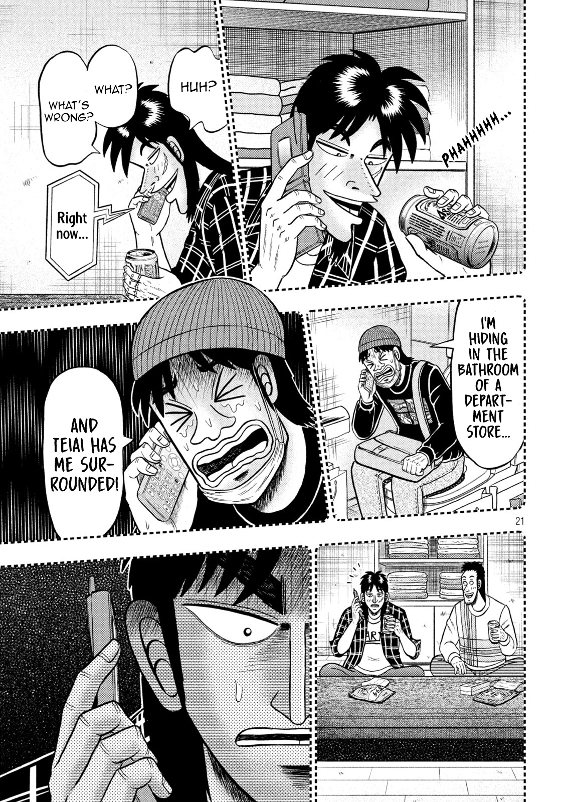 Tobaku Datenroku Kaiji - One Poker Hen Chapter 409 #21