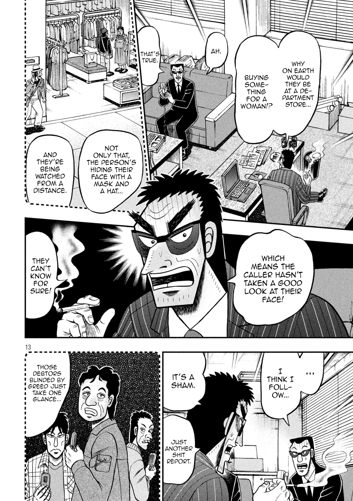 Tobaku Datenroku Kaiji - One Poker Hen Chapter 400 #13