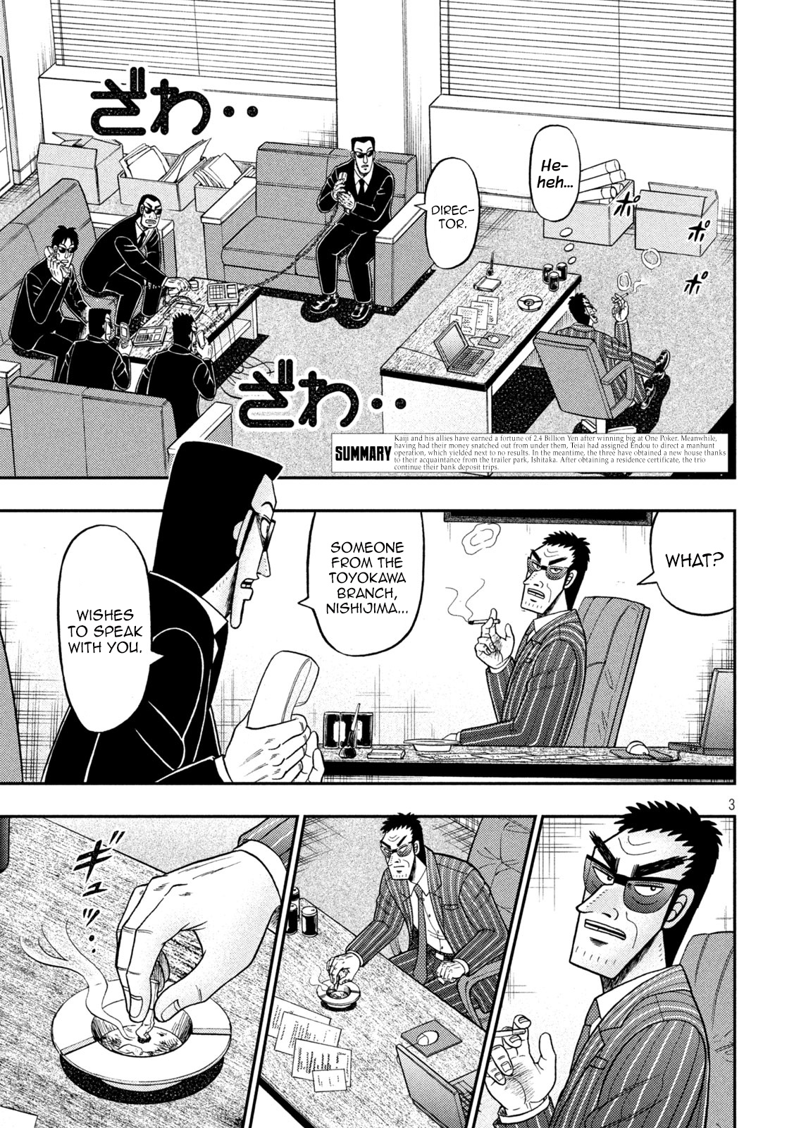 Tobaku Datenroku Kaiji - One Poker Hen Chapter 401 #3